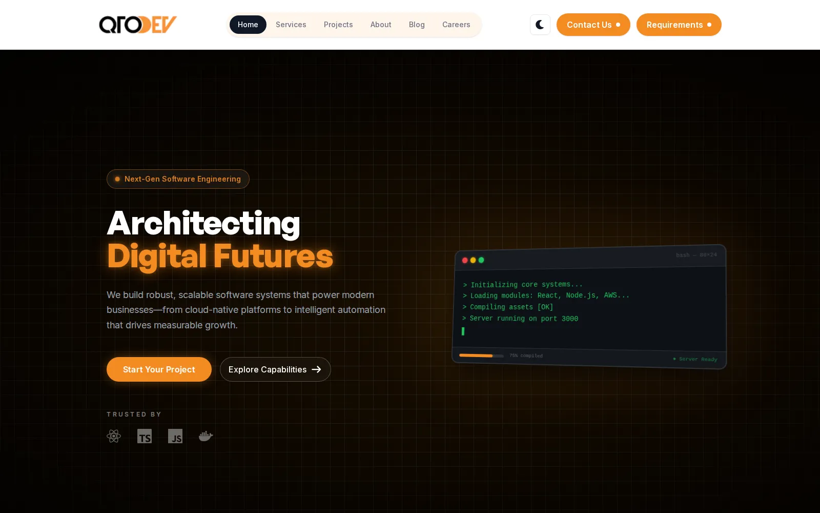 QTO Dev screenshot